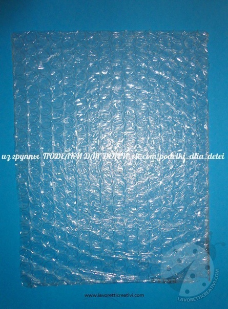 Кукурузка из бумаги и пузырчатой пленки Кукурузка из бумаги и пузырчатой пленки