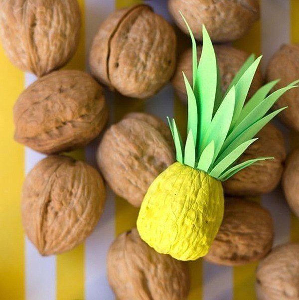 Мастерим с детьми из ореховой скорлупы. идеи для творчества