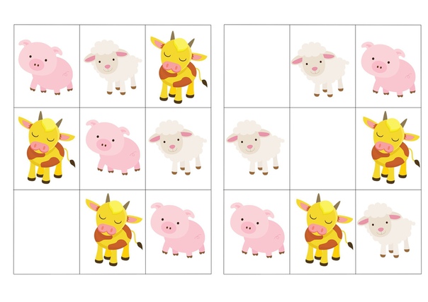 Судоку для детей от 3 лет Судоку для детей от 3 лет