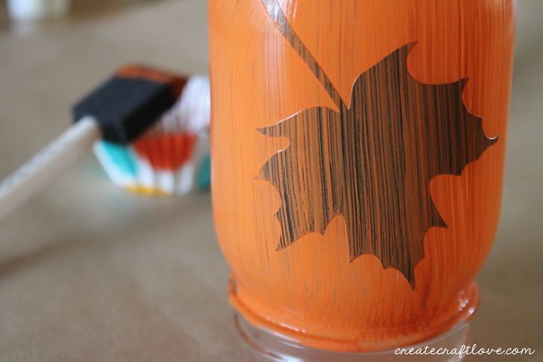 Осенний подсвечник