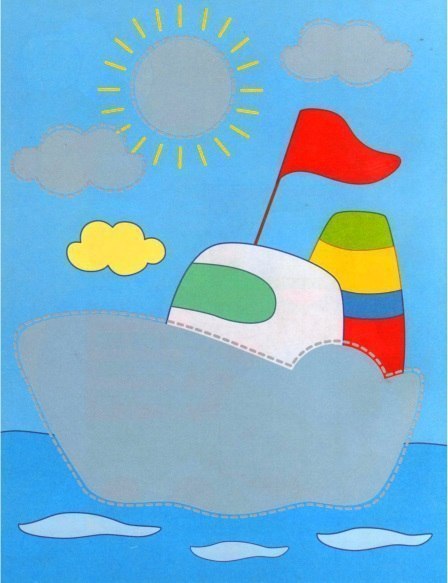 Аппликация для малышей