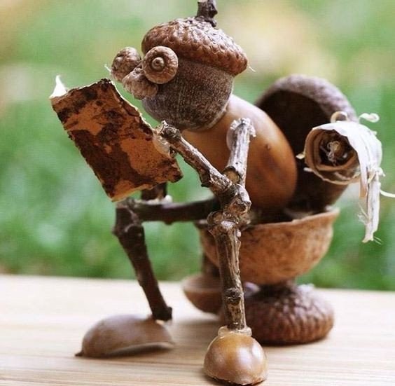 Поделки, идеи с жёлудями