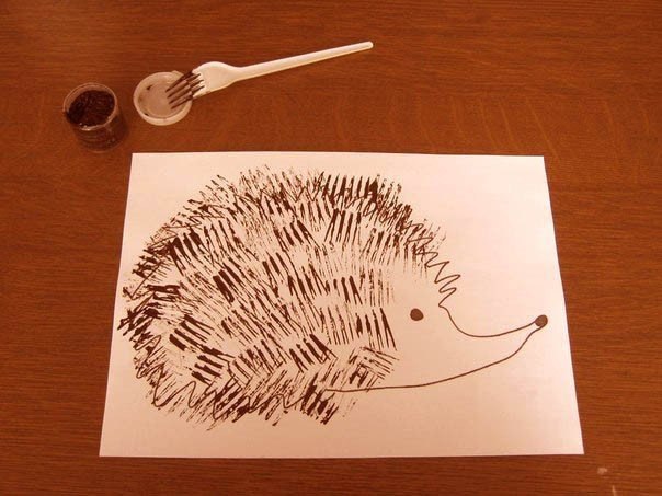 Рисуем вилкой Рисуем вилкой