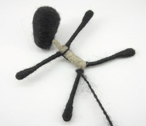 Овечка из пробки и ниток Овечка из пробки и ниток