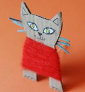 Игрушки своими руками. смотрите, каких симпатичных котят можно сделать своими руками из картона и пр