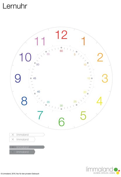 Как научить ребенка определять время