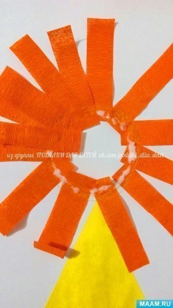 Аппликация "львенок" Аппликация "львенок"