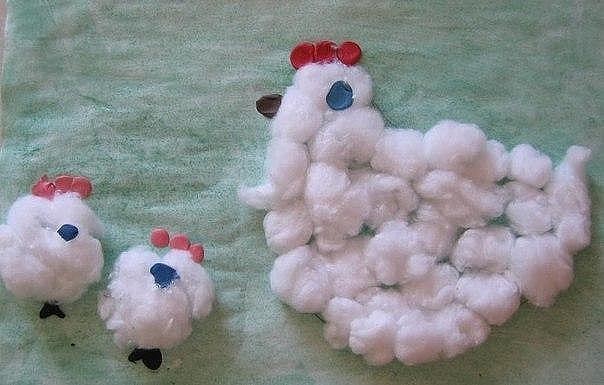 Пушистики из ваты. Пушистики из ваты.