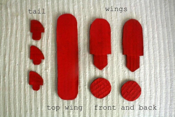 Самолетики из картонных втулок