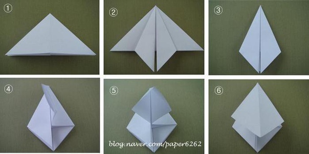 Елочки из бумаги. мастер-класс