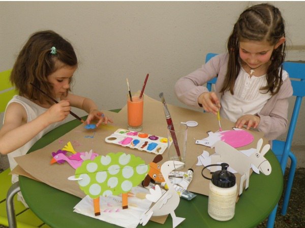 Веселый зоопарк из картона