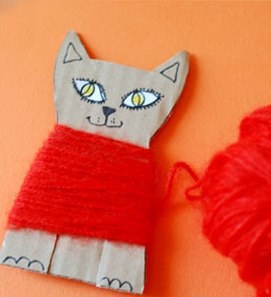 Игрушки своими руками. смотрите, каких симпатичных котят можно сделать своими руками из картона и пр