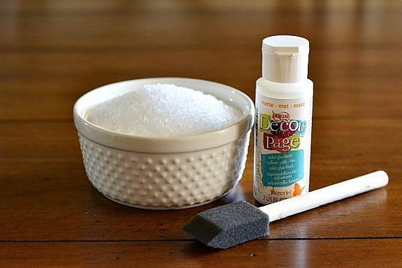 Зимний подсвечник своими руками