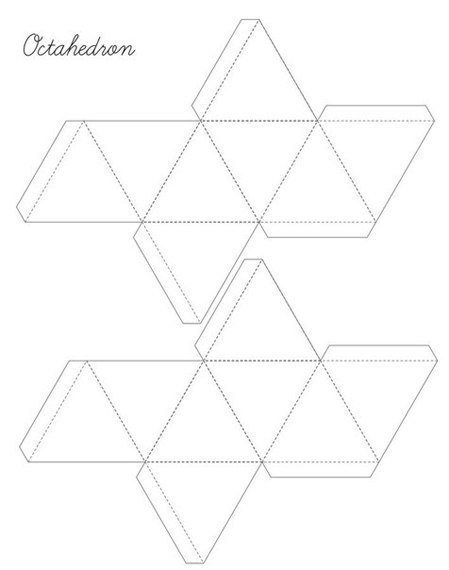 Геометрические фигуры из бумаги