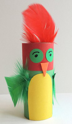 Поделки. ручные попугаи. Поделки. ручные попугаи.