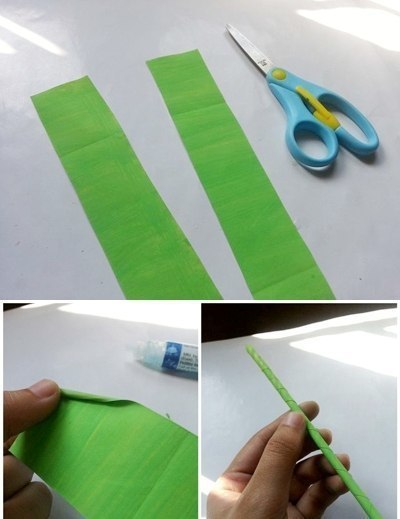 Гиацинты из бумаги