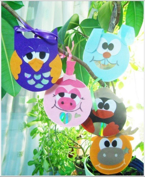 Смешарики из cd-дисков Смешарики из cd-дисков