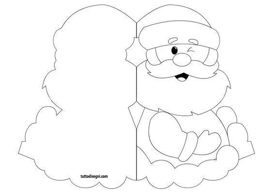 Шаблоны новогодних открыток