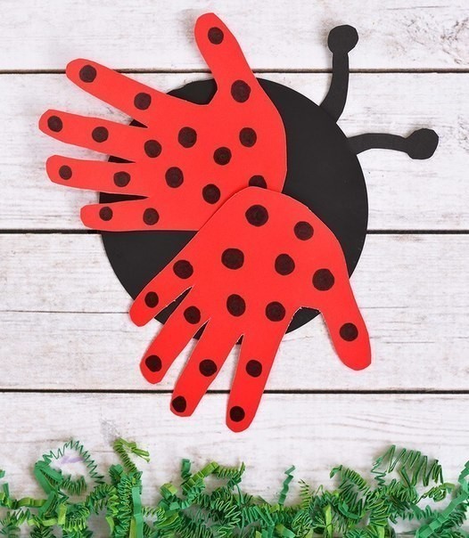 Божьи коровки. варианты поделок