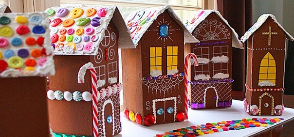 Домики из молочных пакетов Домики из молочных пакетов