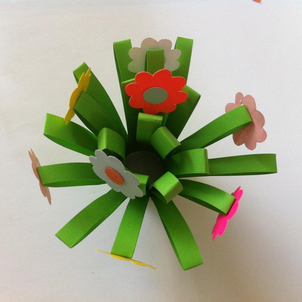 Букет цветов из бумаги Букет цветов из бумаги