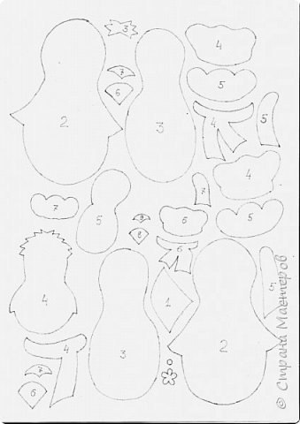 Объемная аппликация "пингвины" Объемная аппликация "пингвины"