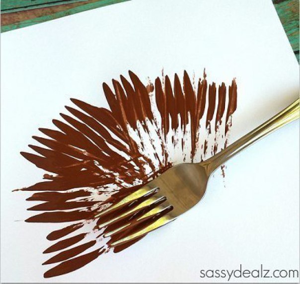 Рисуем вилкой