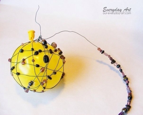 Необычные шарики на ёлочку