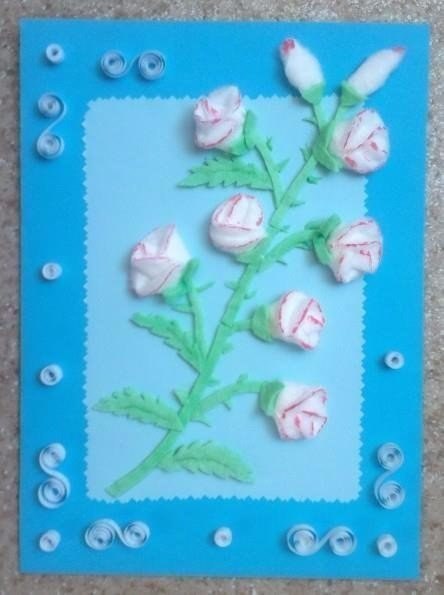 Из ватных дисков! сделайте с детьми! им понравится Из ватных дисков! сделайте с детьми! им понравится