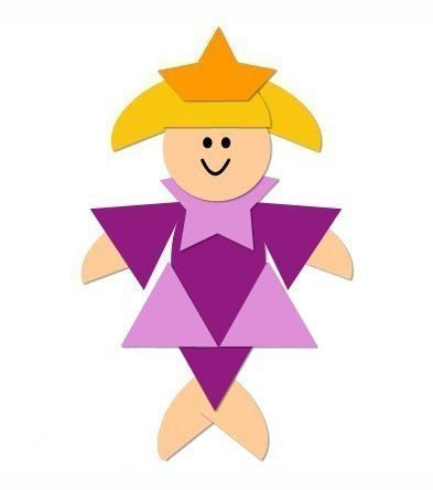 Геометрическая аппликация Геометрическая аппликация