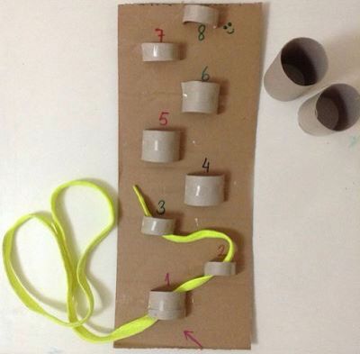 Эти игры, очень хорошо развивающие моторику, может сделать каждая мама без особых затрат из бросовог