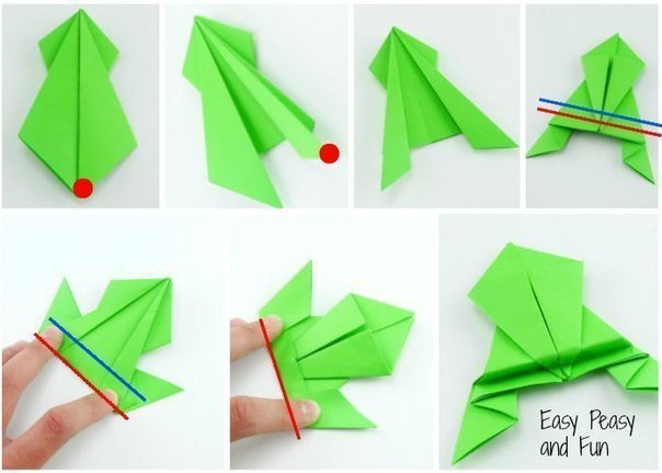 Оригами "лягушки"