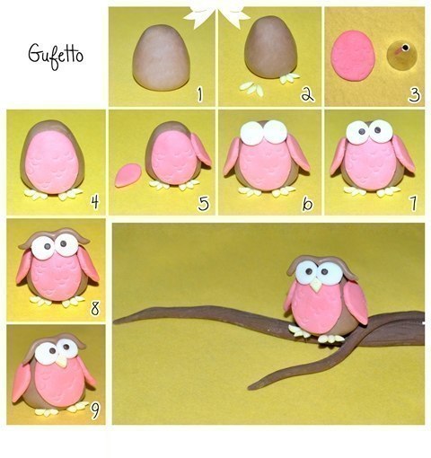 Лепим очень милых зверюшек пошагово Лепим очень милых зверюшек пошагово