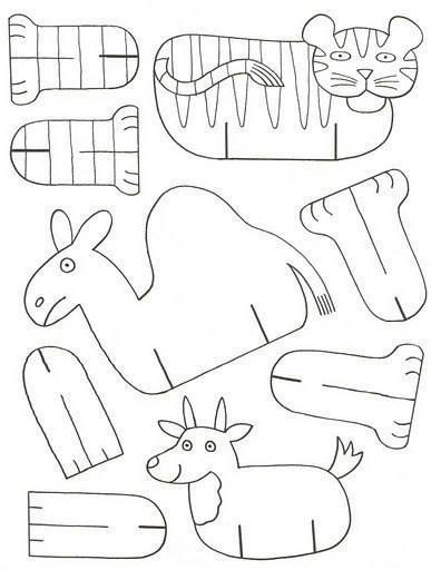 Игрушки из картона