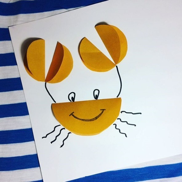 Летняя аппликация Летняя аппликация