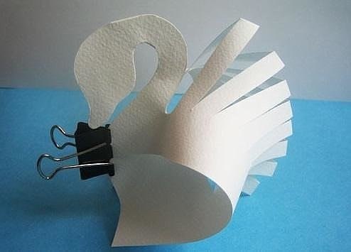 Поделка "лебеди" Поделка "лебеди"