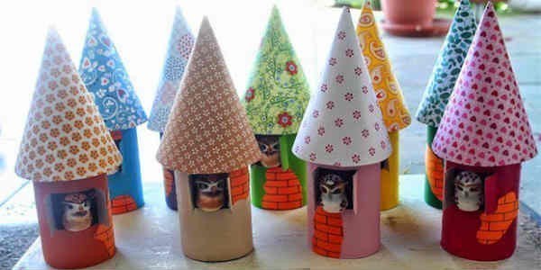 Поделки из рулонов