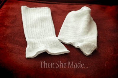 Снеговик из носка