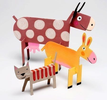 Зоопарк из картона