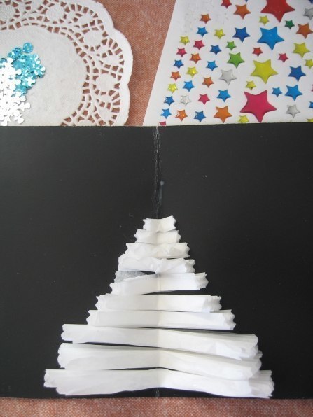 Поделка. новогодняя открытка Поделка. новогодняя открытка