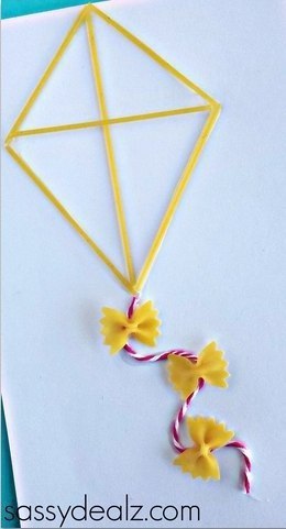 Поделки с детьми из макарон