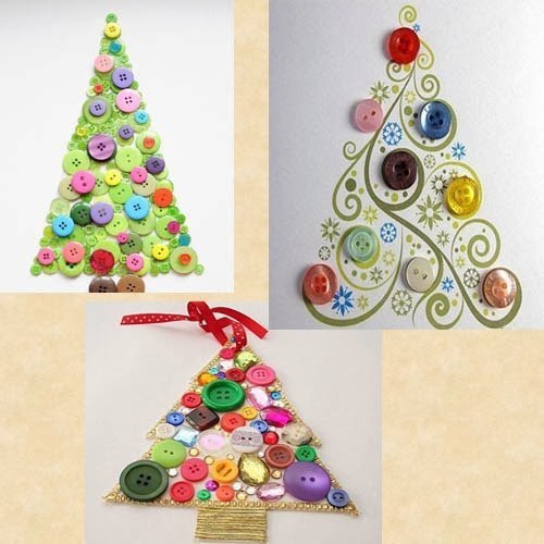 Поделки к новому году из пуговиц Поделки к новому году из пуговиц