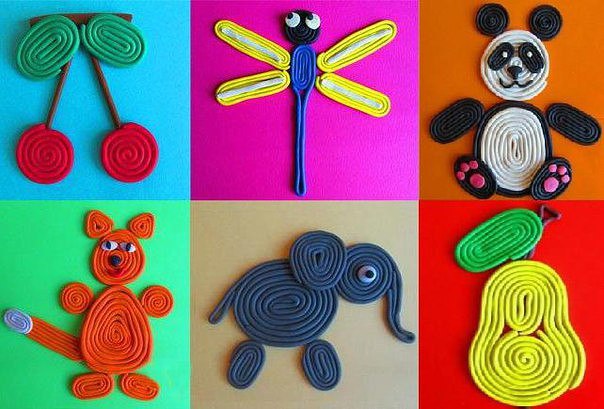 Лепка жгутиками Лепка жгутиками