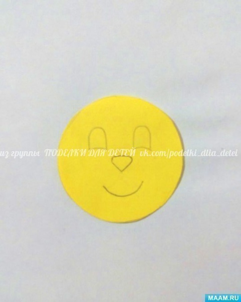 Аппликация "львенок" Аппликация "львенок"