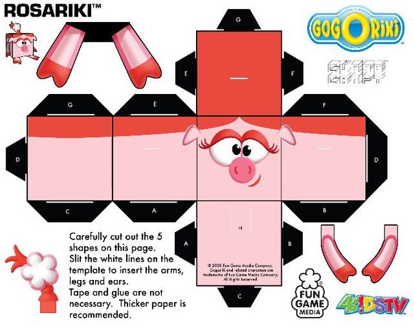 Смешарики из бумаги своими руками Смешарики из бумаги своими руками