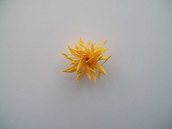 Астры из офисной бумаги Астры из офисной бумаги