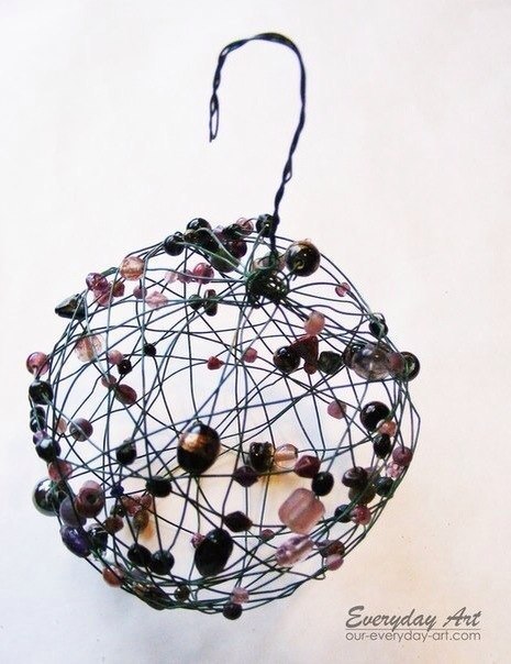 Необычные шарики на ёлочку