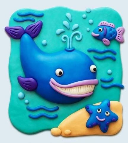 Аппликации из пластилина Аппликации из пластилина