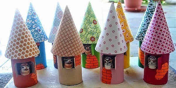 Поделки из рулончиков Поделки из рулончиков