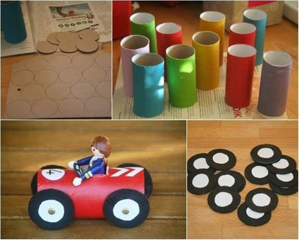 Идеи для творчества с детьми. поделки из рулончиков.